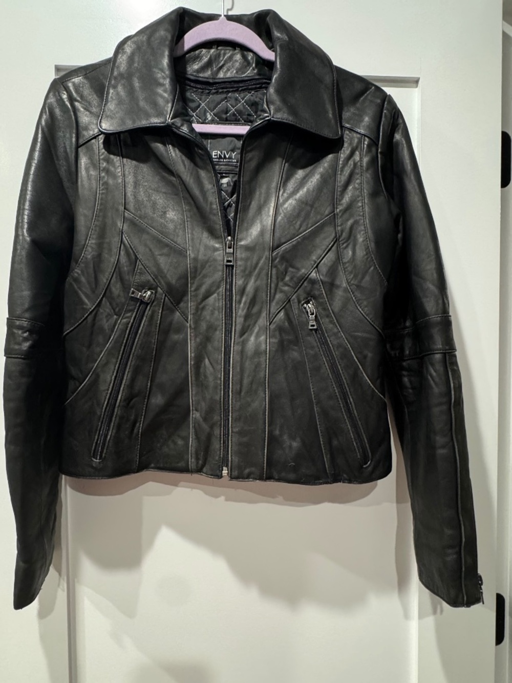 Knowles and Carter Genuine lambskin Leather Jacket
